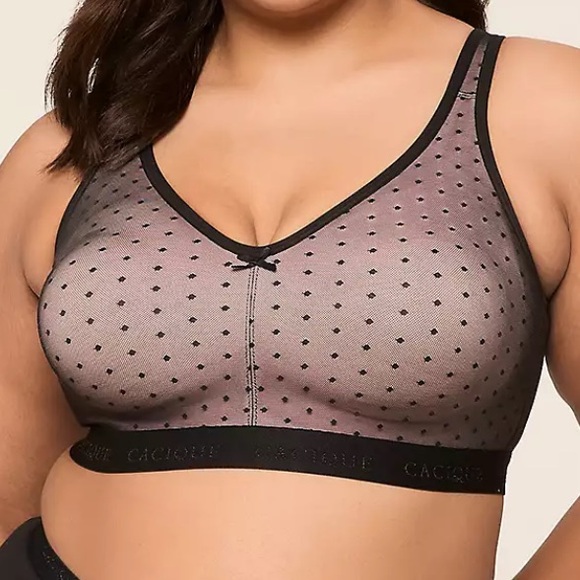 Cacique Cotton Unlined Full Coverage No Wire Bra - Picture 8 of 8